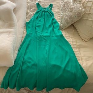 Express Mini Green Cocktail Dress